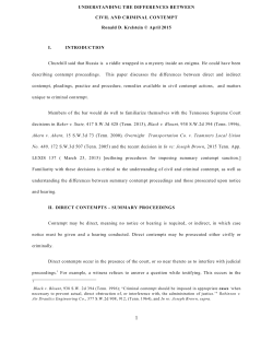 UNDERSTANDING THE DIFFERENCES BETWEEN CIVIL AND