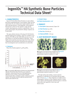 IngeniOs HA Technical Data Sheet