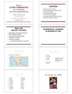 Terrell Morgan printable copy - Center for Latin American Studies