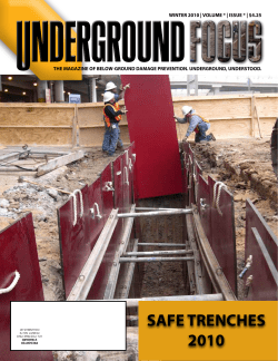 SAFE TRENCHES 2010