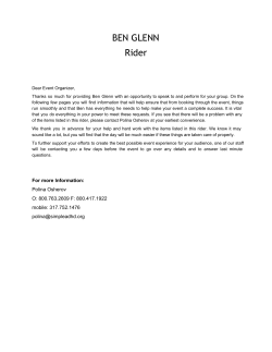 BEN GLENN Rider