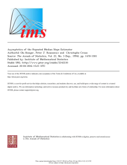 Asymptotics of the Repeated Median Slope Estimator