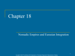 18. Nomadic Empires and Eurasian Integration
