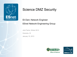 Science DMZ Security
