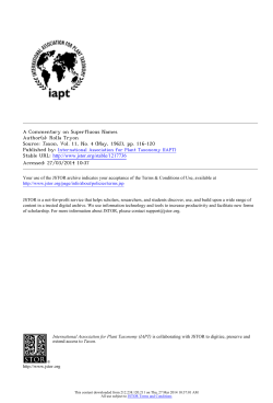A Commentary on Superfluous Names - International Association for