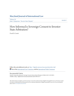 How Informed is Sovereign Consent to Investor