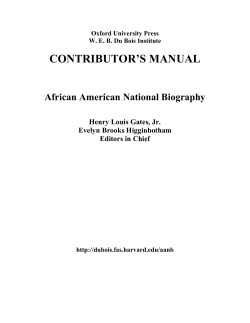 to the contributors` manual