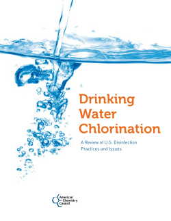 Drinking Water Chlorination - Chlorine Chemistry Council