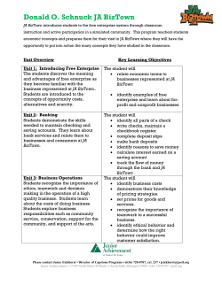 JA Enterprise Village - Junior Achievement USA