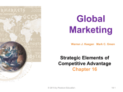 Global Marketing Global Marketing