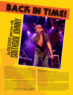 BACK IN TIME! - Southside Johnny