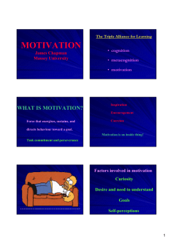 motivation - Massey University
