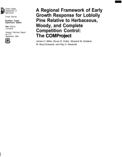 A Regional Framework of Early Growth Response for