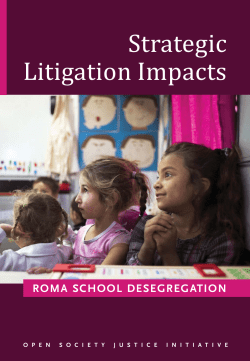 Strategic Litigation Impacts: Roma School Segregation