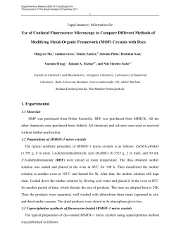 Use of Confocal Fluorescence Microscopy to Compare Different