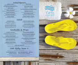 Tate Island Grill Menu