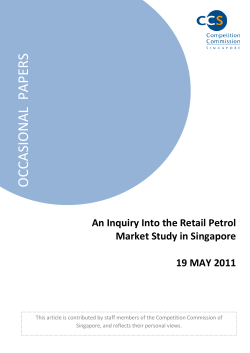 Inquiry into Retail Petrol Market in Singapore