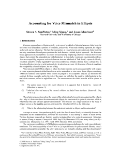 Accounting for Voice Mismatch in Ellipsis
