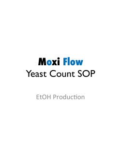 Moxi Flow Yeast Count SOP