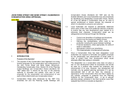 Conservation Area - East Ayrshire Council