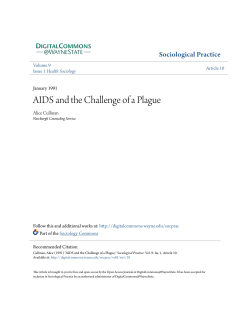 AIDS and the Challenge of a Plague
