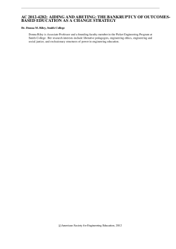 Aiding and ABETing: The Bankruptcy of Outcomes