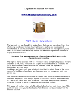 Liquidation Sources Revealed