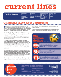 as we celebrate one million dollars - Tri