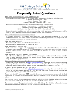 Dear Prospective Resident