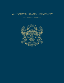 Ceremony Program
