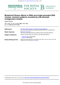 mutagenesis studies viruses: common patterns revealed by site