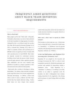Frequently Asked Questions about Block Trade