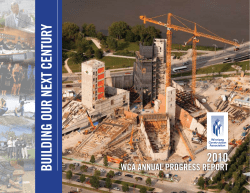 2010 Annual Progress Report - Winnipeg Construction Association
