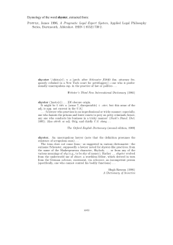 Etymology of &ldquo;shyster&rdquo;