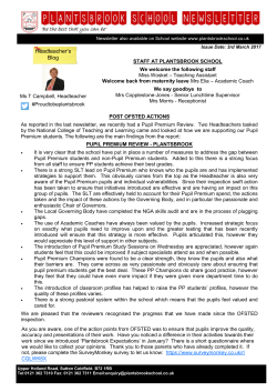 6th March 2017 - Plantsbrook School