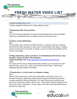fresh water video list
