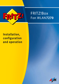 FRITZ!Box Fon WLAN 7270