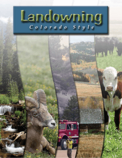 Landowning Colorado Style