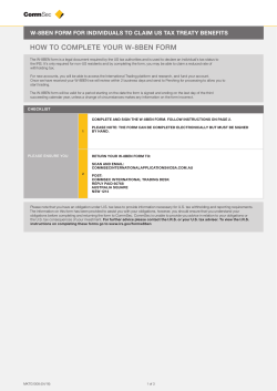 how to complete your w-8ben form