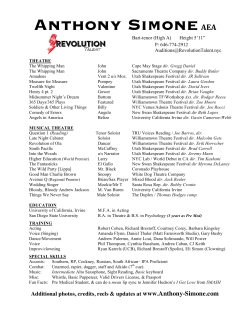 PDF of RESUME - Anthony Simone