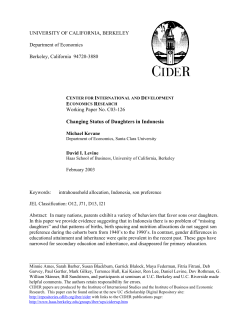 changing status of daughters - Faculty Directory | Berkeley-Haas