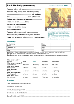 Rock Me Baby - Mittelschulvorbereitung Englisch