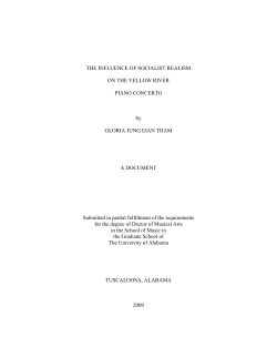 Socialist Influence Yellow River Piano Concerto