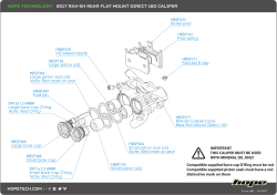 RX4 Rear Flat Mount Direct 160 Caliper (Shimano