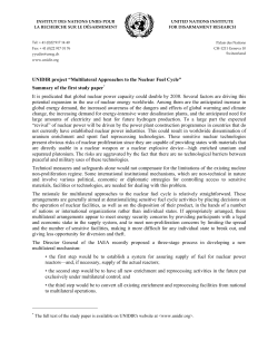 Summary of the first study paper