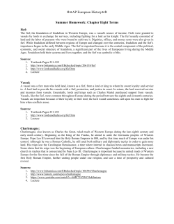 File - Mr. Johnston`s AP European History