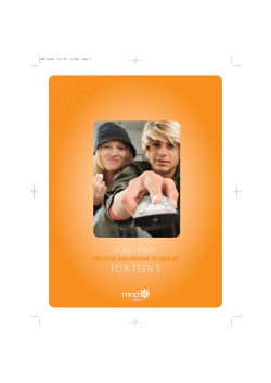 Teenagers - MND Australia