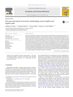The ease and extent of recursive mindreading, across implicit and