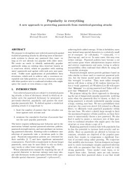 Popularity is everything