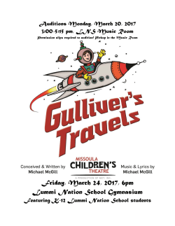 Friday, March 24, 2017, 6pm Lummi Nation School Gymnasium